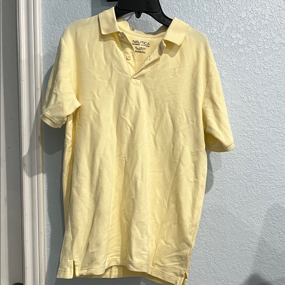 Nautica Boys  Light Yellow Polo Shirt
